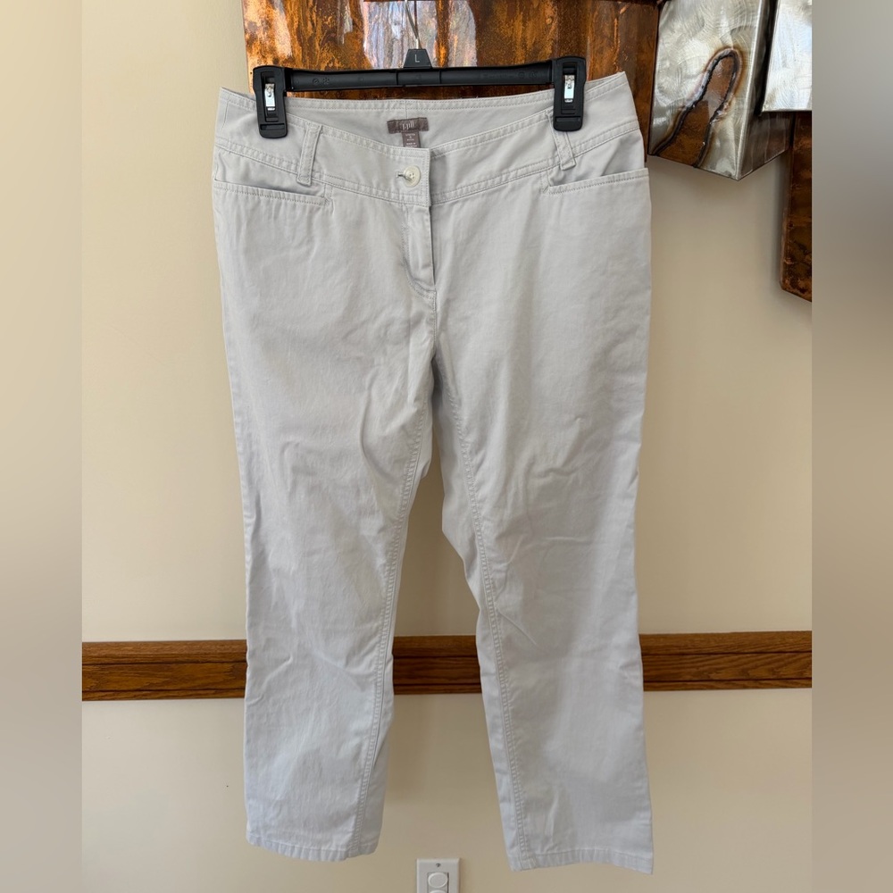 J. Jill Pants Womens - Size 6 Missy - Beige - Chino Straight Leg